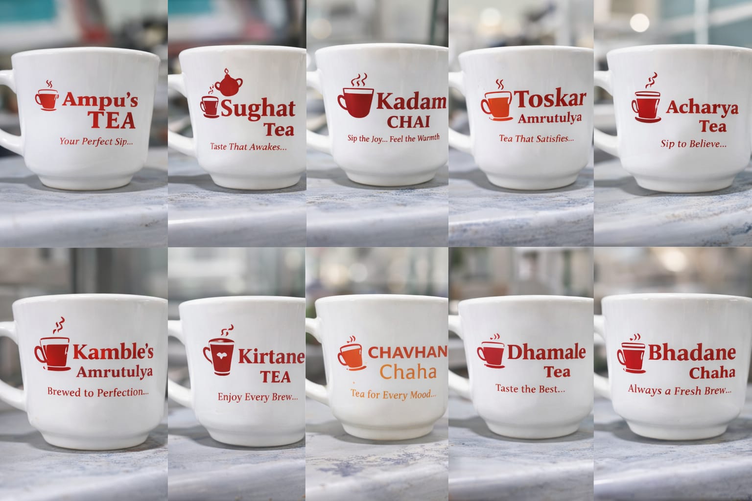 Printed / Branded Tea Cups