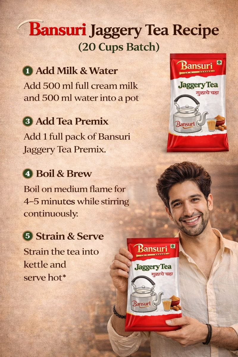 Jaggery Chai Recipe
